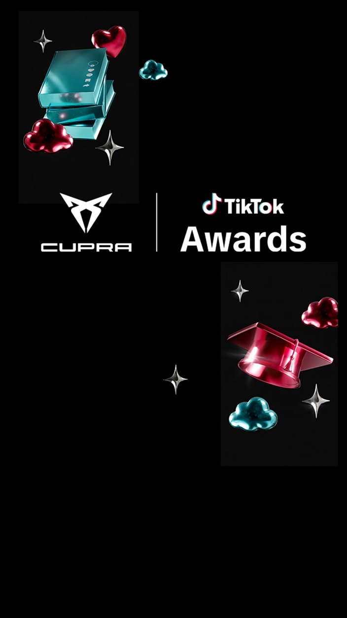 A blurred image of a DJ with equipment, surrounded by vibrant streaks of red and blue lights, with a music event in the foreground.