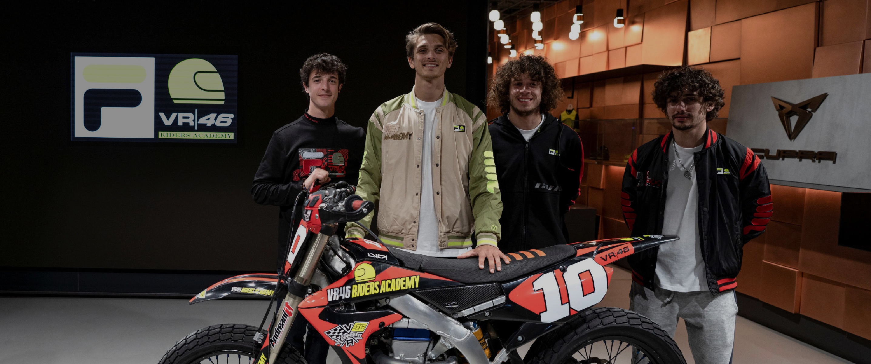 FILA e VR46 Riders Academy al CUPRA Garage Milano