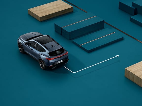 CUPRA Ateca con assistenza al parcheggio