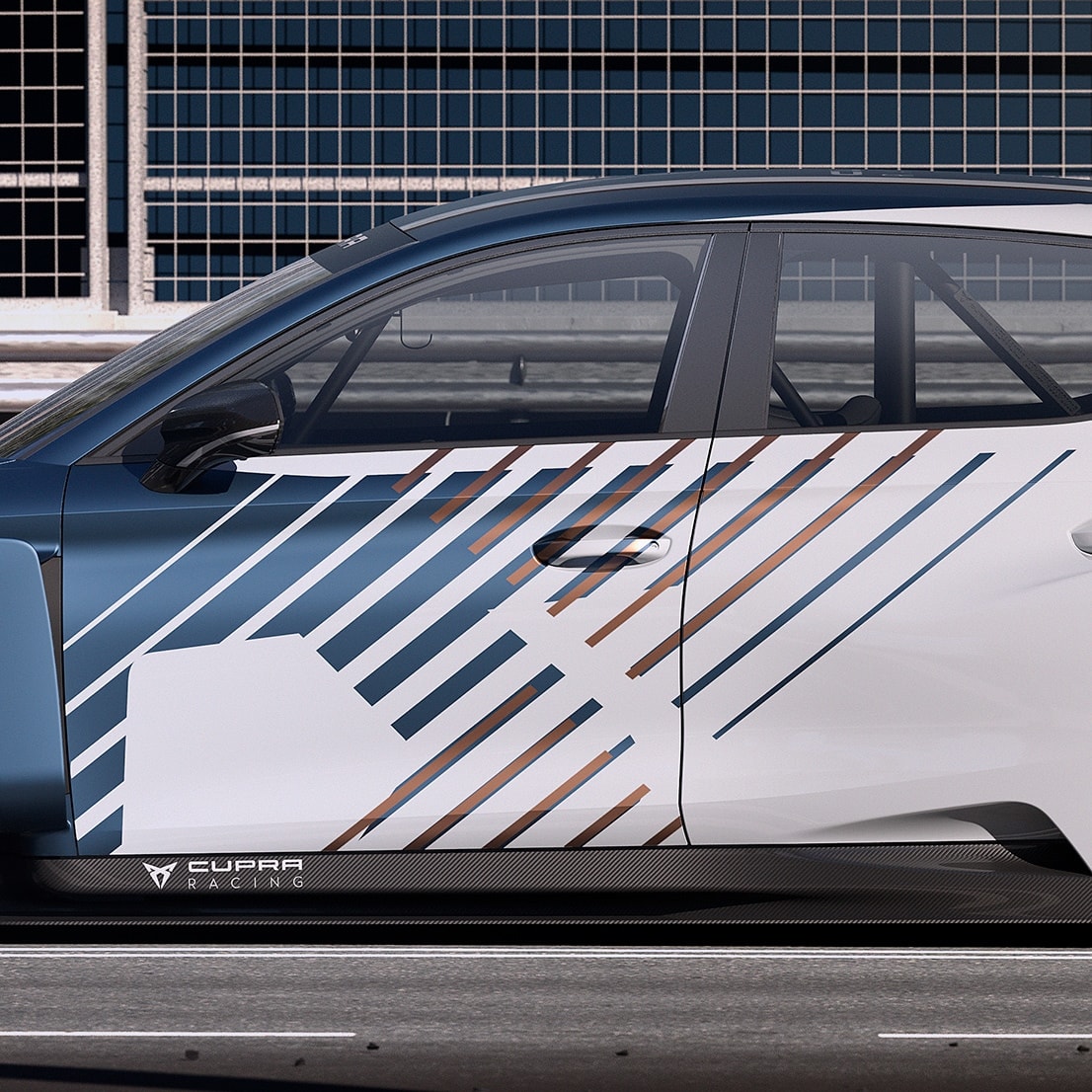 Nuova CUPRA Leon E-racer: Stile e Design della nuova auto da corsa elettrica al 100% 