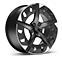 CUPRA Ateca cerchi in lega aerodinamici da 19 pollici neri e argento