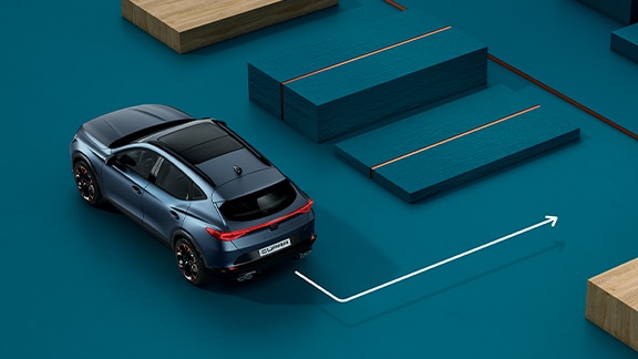 CUPRA Ateca con assistenza al parcheggio