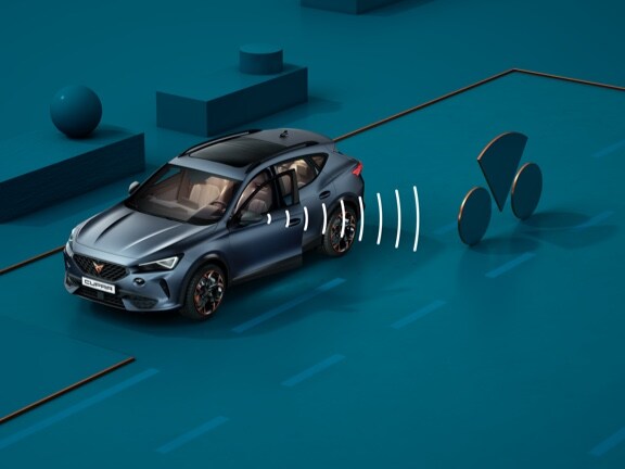 Sistema di controllo della velocità della nuova station wagon sportiva CUPRA Leon Sportstourer e-HYBRID Family 