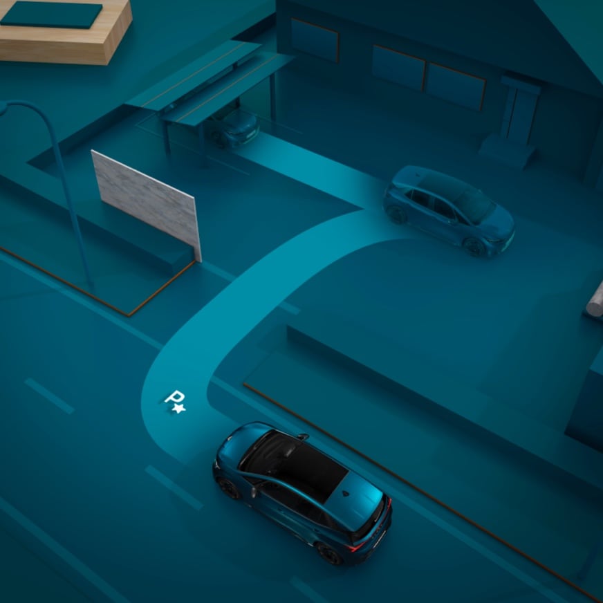 CUPRA Born Formazione funzione di sicurezza della vettura Park Assist